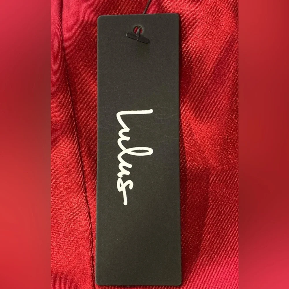 NWT Lulu's Red Forever Your Girl Bodycon Dress
